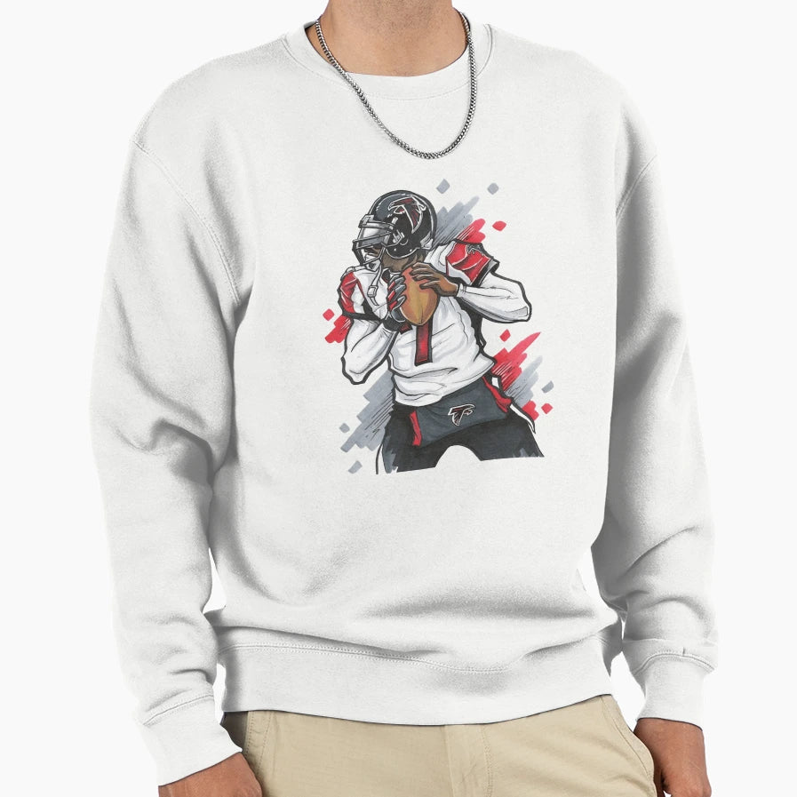 Nfl Rush Sweatshirt - Minimalist Print for Adults - T-Shirt, Sweatshirt, Hoodie