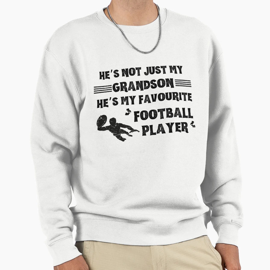 Hes Not Just My Grandson Hes Sweatshirt - Casual Everyday Wear for Adults - T-Shirt, Sweatshirt, Hoodie