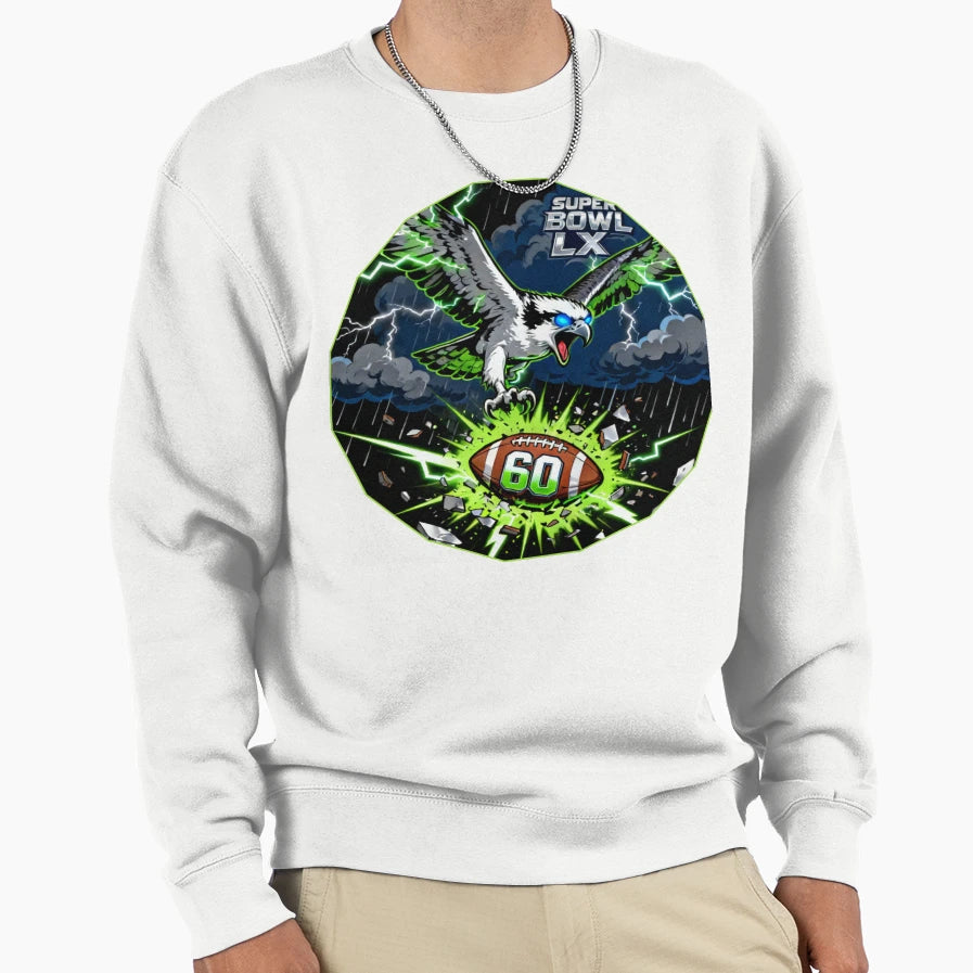 Super Bowl Lx Champions Sweatshirt - Aesthetic Graphic for Adults - T-Shirt, Sweatshirt, Hoodie