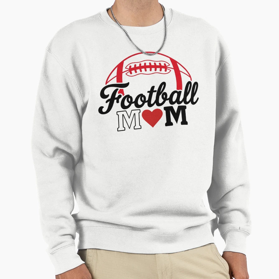 Football Mom Mothers Day Sweatshirt - Novelty Apparel Unisex - T-Shirt, Sweatshirt, Hoodie