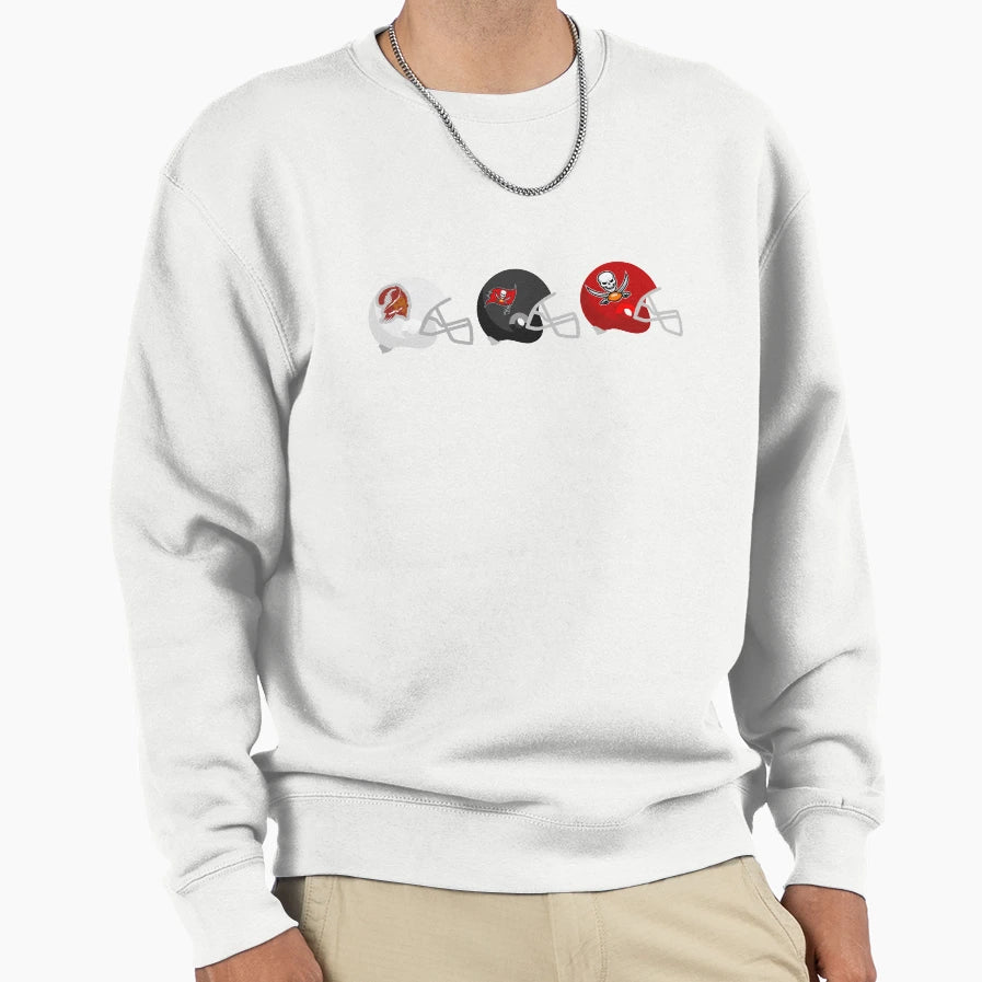 Buccaneers Helmet Sweatshirt - Trendy Graphic Men Women - T-Shirt, Sweatshirt, Hoodie