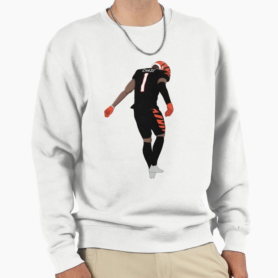 Jamarr Chase 1 Sweatshirt - Trendy Graphic Unisex - T-Shirt, Sweatshirt, Hoodie