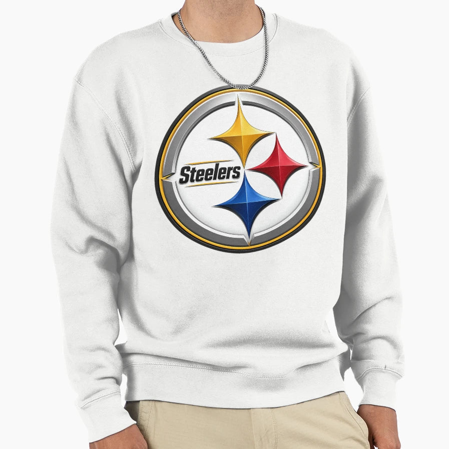 Steel City Chrome Bold High Impact Sweatshirt - Streetwear Style Unisex - T-Shirt, Sweatshirt, Hoodie