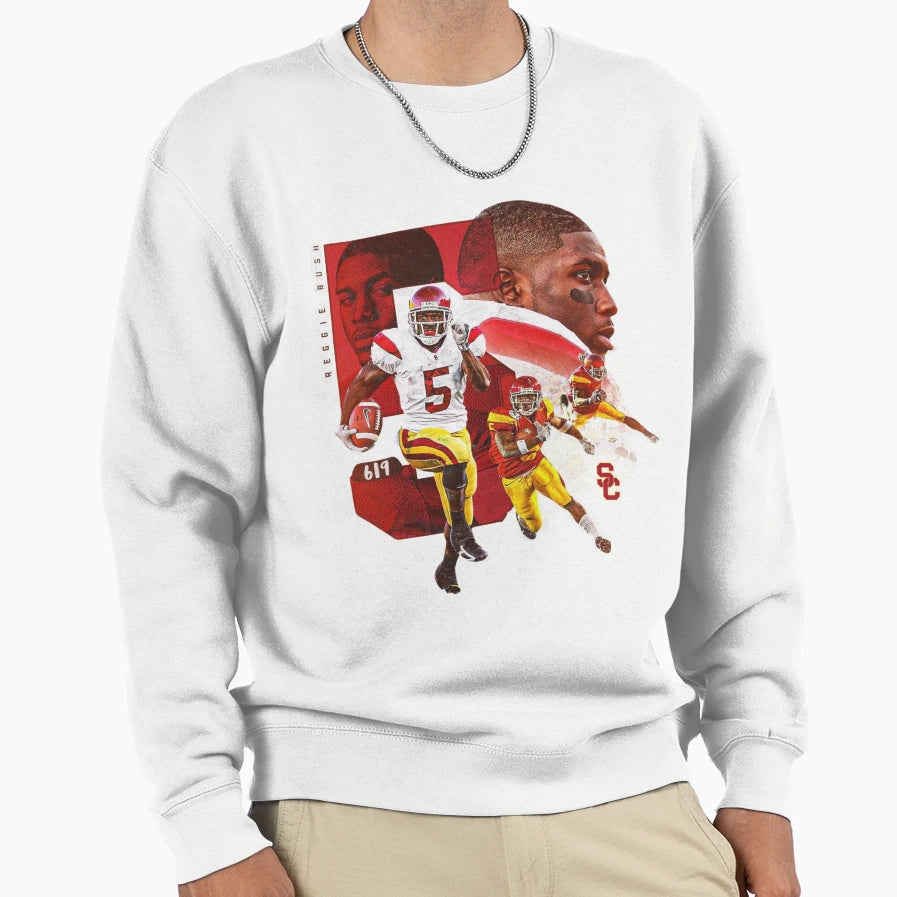 Reggie Bush Sweatshirt - Casual Everyday Wear Unisex - T-Shirt, Sweatshirt, Hoodie