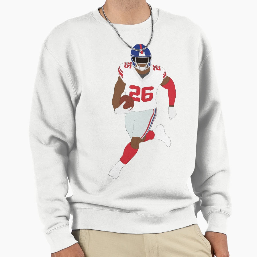 Saquon Sweatshirt - Custom Art Print for Adults - T-Shirt, Sweatshirt, Hoodie