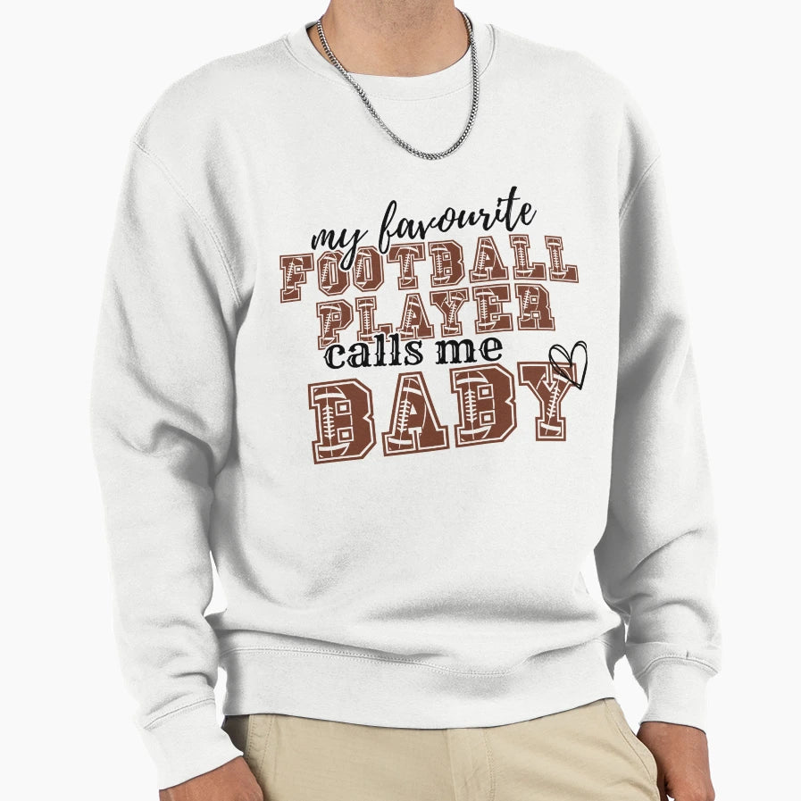Girlfriends My Favourite Football Sweatshirt - Unique Graphic Men Women - T-Shirt, Sweatshirt, Hoodie