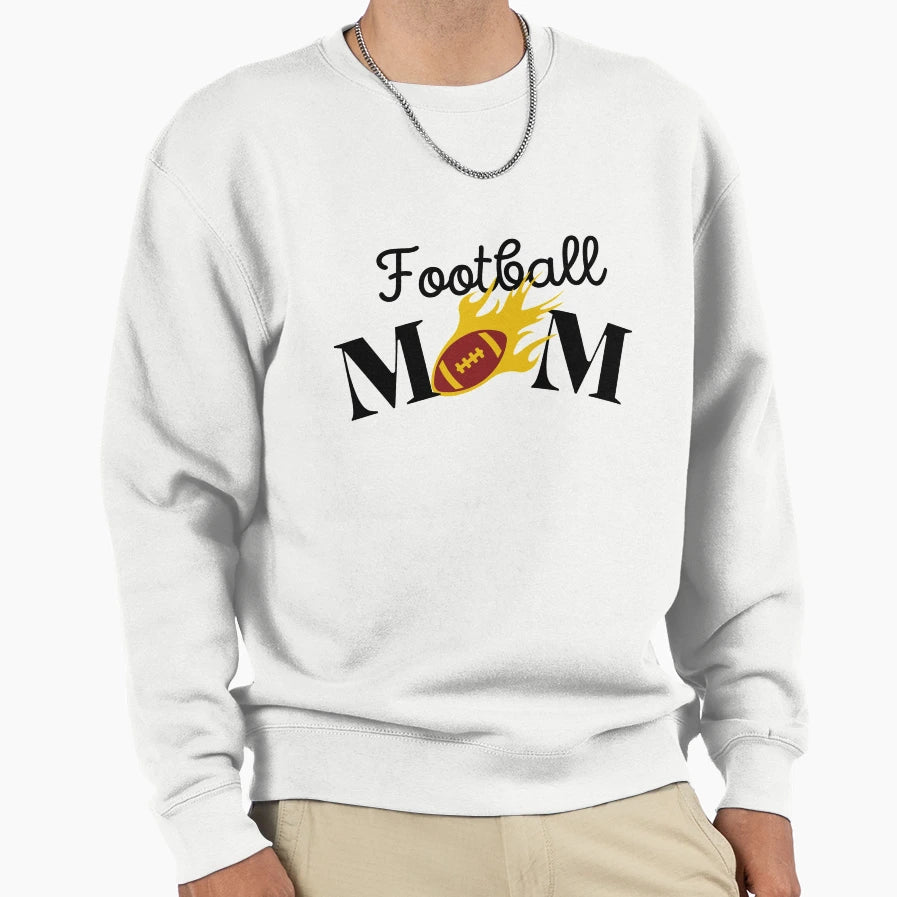 Football Mom Sweatshirt - Aesthetic Graphic Unisex - T-Shirt, Sweatshirt, Hoodie
