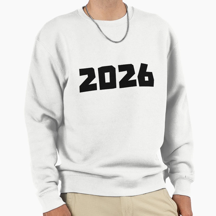 Happy New Year 2026 Sweatshirt - Custom Art Print Unisex - T-Shirt, Sweatshirt, Hoodie