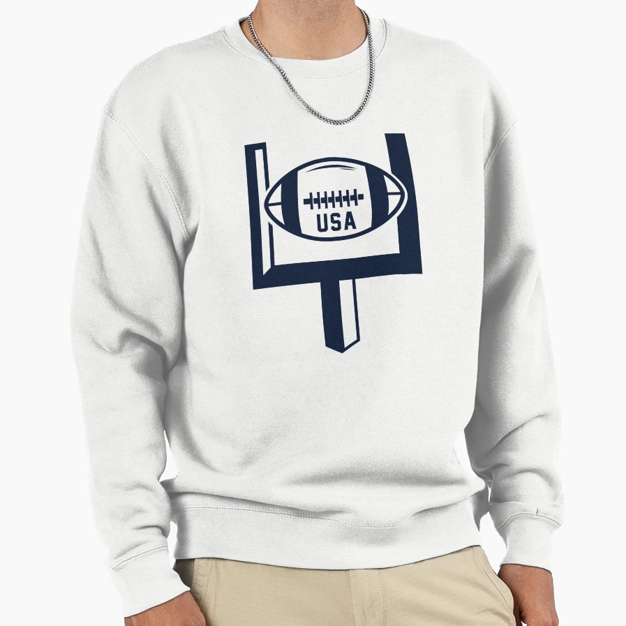 Usa Football Sweatshirt - Unique Graphic for Adults - T-Shirt, Sweatshirt, Hoodie
