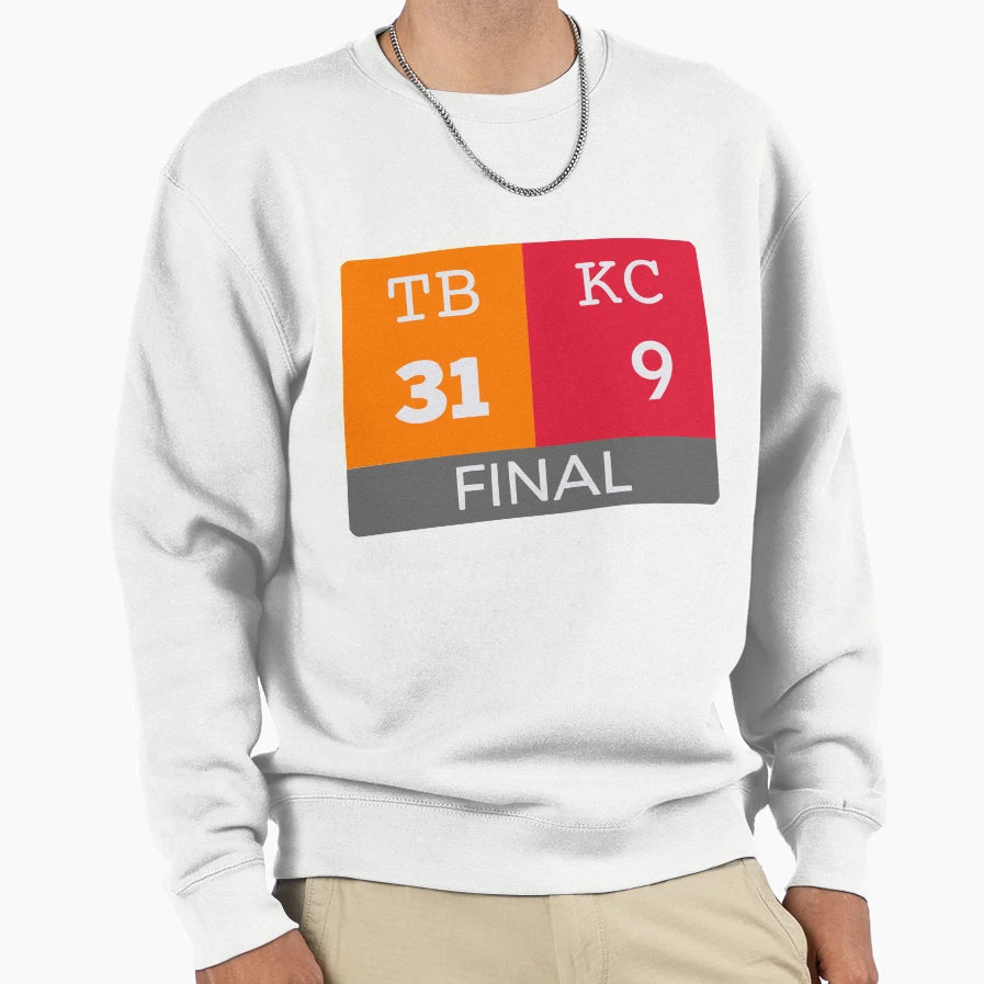 Super Bowl Lv 2021 Chiefs Bucs Sweatshirt - Custom Art Print Men Women - T-Shirt, Sweatshirt, Hoodie