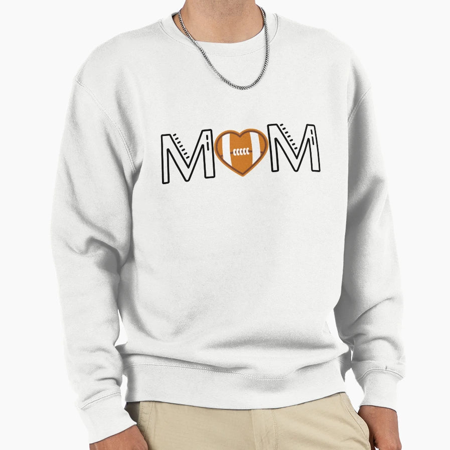 Mom Football Football Mom Mommas Sweatshirt - Aesthetic Graphic Unisex - T-Shirt, Sweatshirt, Hoodie