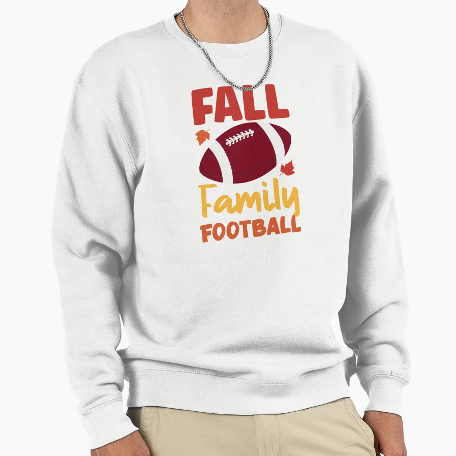 Fall Family Football Fall 2021 Sweatshirt - Minimalist Print Unisex - T-Shirt, Sweatshirt, Hoodie