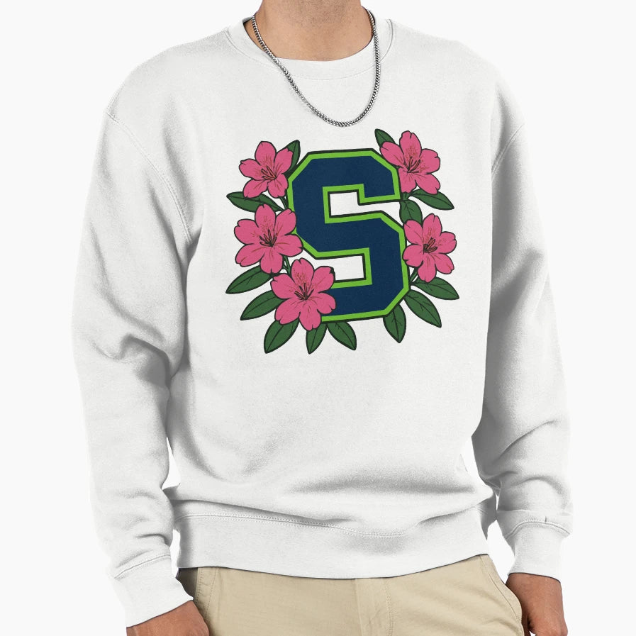 Seattle Seahawks X Rhododendron Sweatshirt - Unique Graphic for Adults - T-Shirt, Sweatshirt, Hoodie