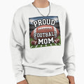 Proud Football Mom Stadium Sweatshirt - Casual Everyday Wear for Adults - T-Shirt, Sweatshirt, Hoodie