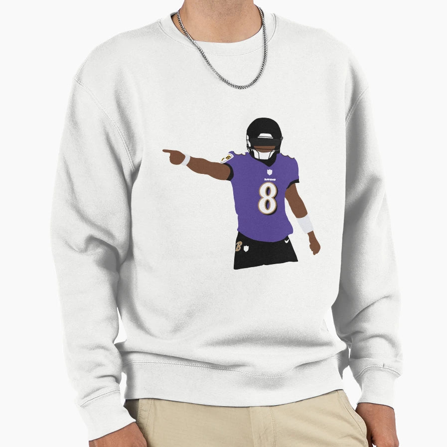Baltimore Ravens LJ Sweatshirt - Trendy Graphic Unisex - T-Shirt, Sweatshirt, Hoodie