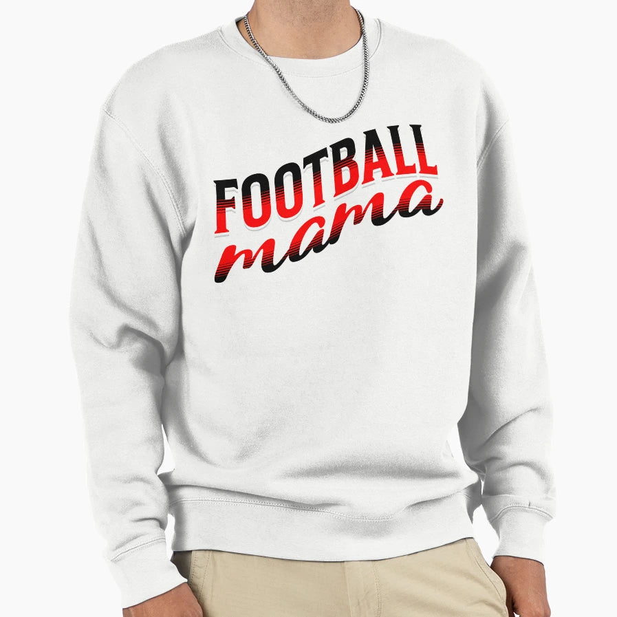 Red Fantasy Football Mom Sweatshirt - Graphic Print for Adults - T-Shirt, Sweatshirt, Hoodie
