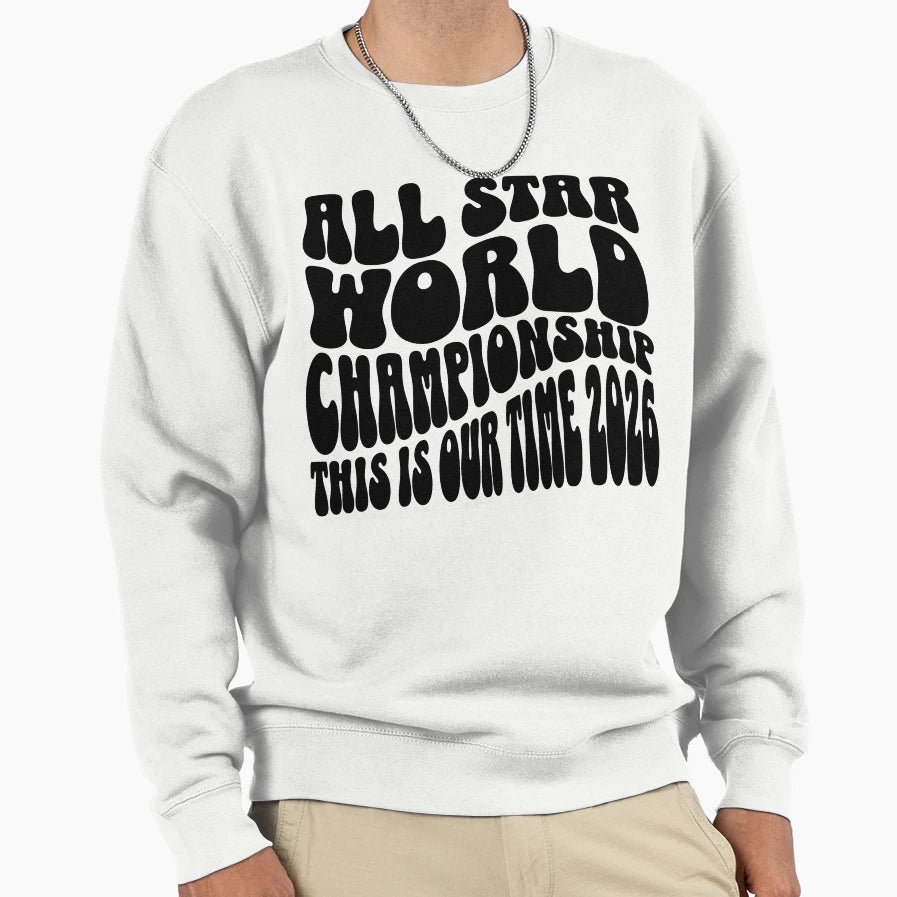 All Star World Championship 2026 Sweatshirt - Casual Everyday Wear Unisex - T-Shirt, Sweatshirt, Hoodie