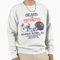 Bears Vs Patriots 86 Faded Sweatshirt - Graphic Print Unisex - T-Shirt, Sweatshirt, Hoodie
