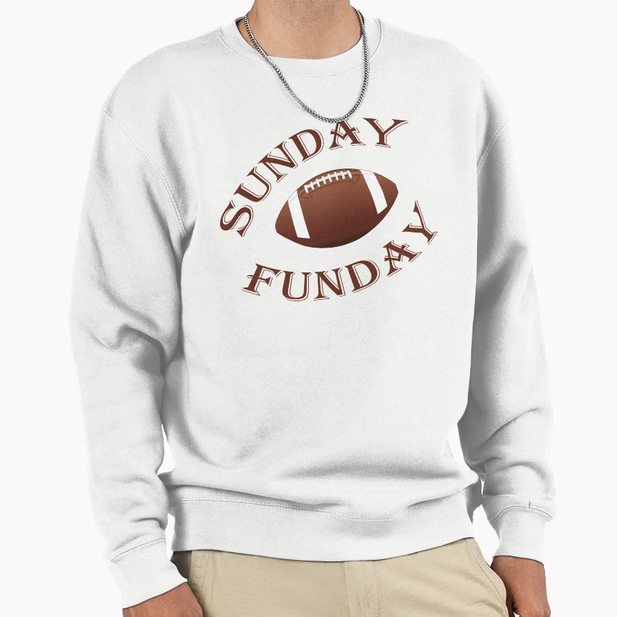 Sunday Funday Football Sport Short T-Shirt - Custom Art Print for Adults - T-Shirt, Sweatshirt, Hoodie