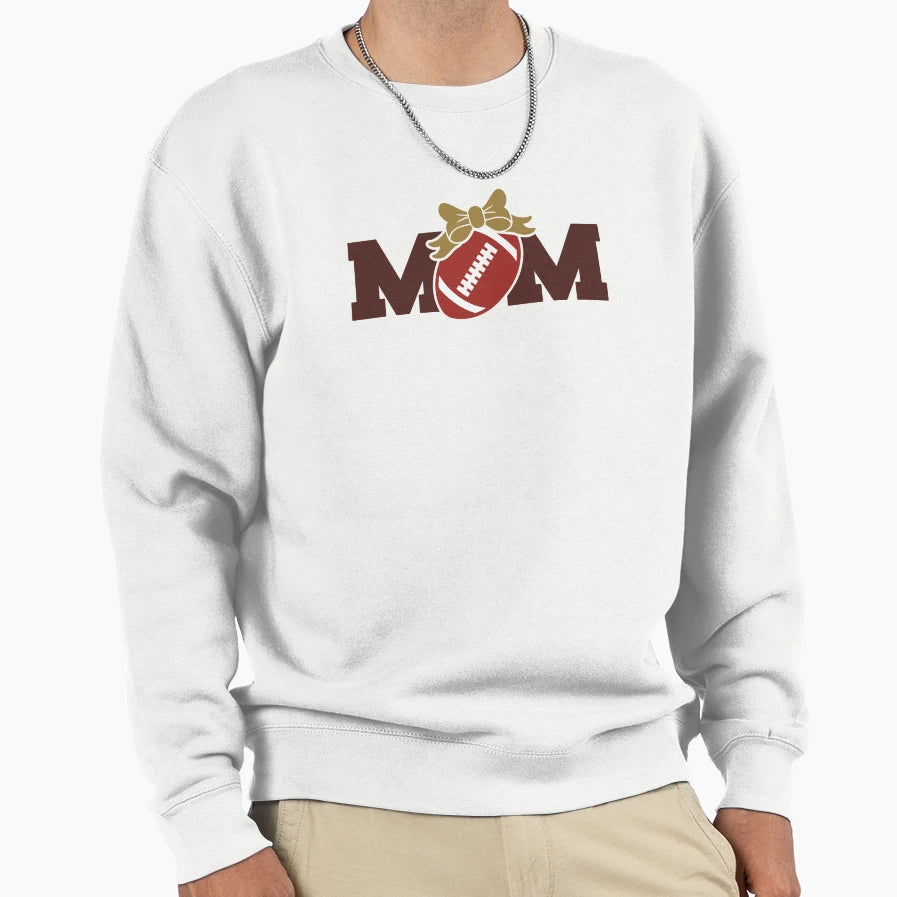 Mom Football Sweatshirt - Aesthetic Graphic Men Women - T-Shirt, Sweatshirt, Hoodie