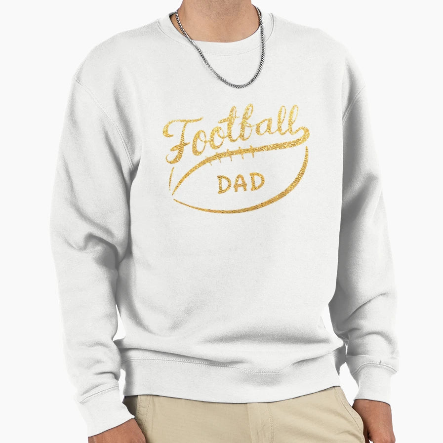 Football Dad Sweatshirt - Custom Art Print Unisex - T-Shirt, Sweatshirt, Hoodie