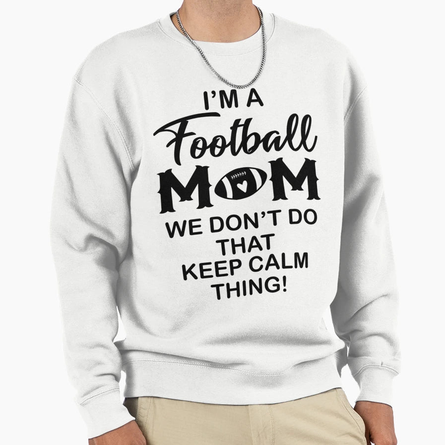 I X27 M Football Mom Sweatshirt - Custom Art Print Unisex - T-Shirt, Sweatshirt, Hoodie