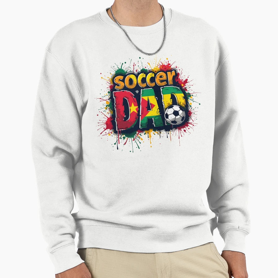 Colorfull Soccer Dad Sweatshirt - Streetwear Style Men Women - T-Shirt, Sweatshirt, Hoodie