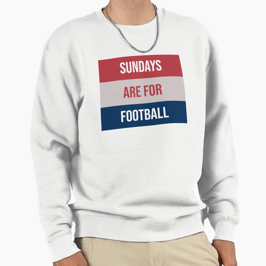 Sundays Are Football Sweatshirt - Minimalist Print Men Women - T-Shirt, Sweatshirt, Hoodie