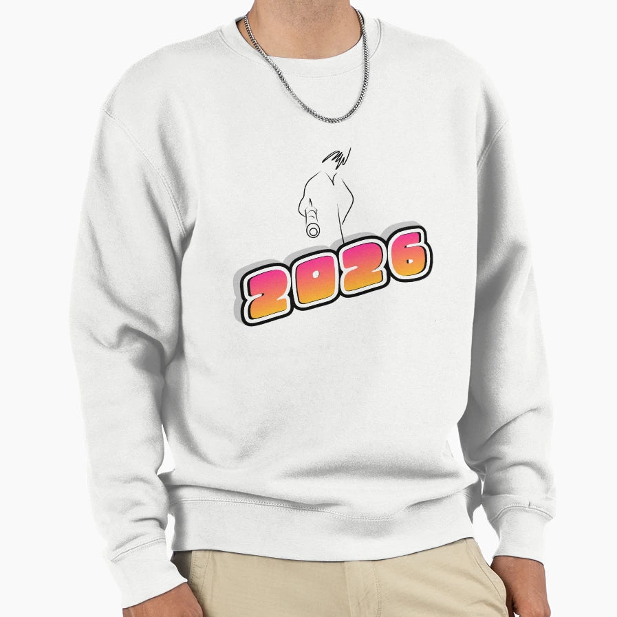 New Year 2026 Sweatshirt - Aesthetic Graphic Men Women - T-Shirt, Sweatshirt, Hoodie