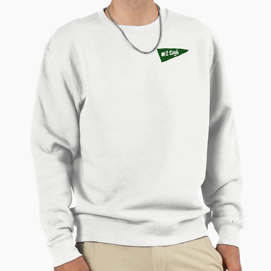 Number 2 Dad Sweatshirt - Custom Art Print for Adults - T-Shirt, Sweatshirt, Hoodie