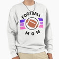 Football Mom Sports Mom Mom Life White Sweatshirt - Trendy Graphic Unisex - T-Shirt, Sweatshirt, Hoodie