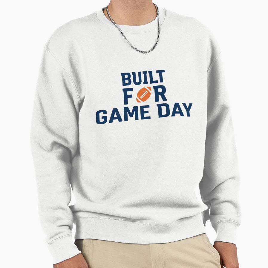 Game Day American Football Sports Sweatshirt - Minimalist Print for Adults - T-Shirt, Sweatshirt, Hoodie