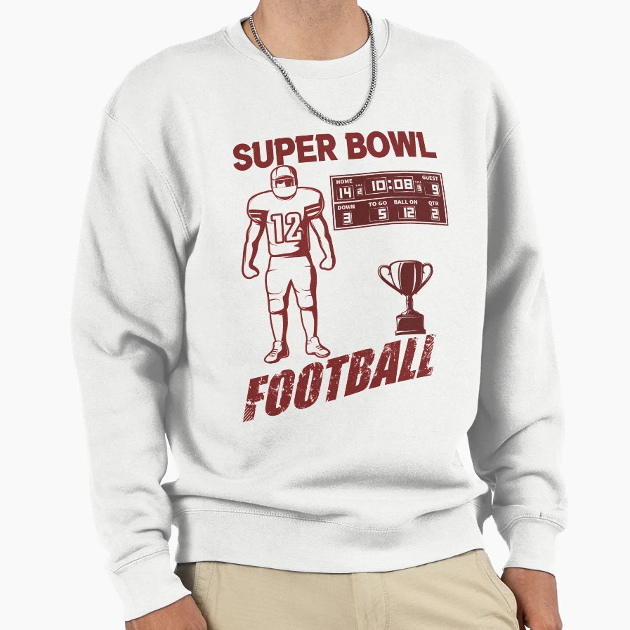 Super Bowl Sweatshirt - Trendy Graphic for Adults - T-Shirt, Sweatshirt, Hoodie