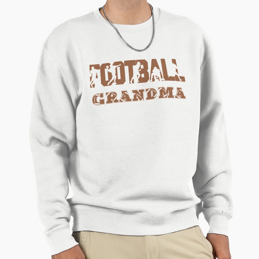 Football Grandma Sweatshirt - Unique Graphic Unisex - T-Shirt, Sweatshirt, Hoodie