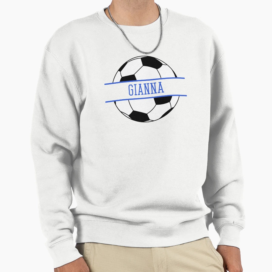 Gianna Personalized Soccer Ball Sweatshirt - Fun Novelty Design for Adults - T-Shirt, Sweatshirt, Hoodie