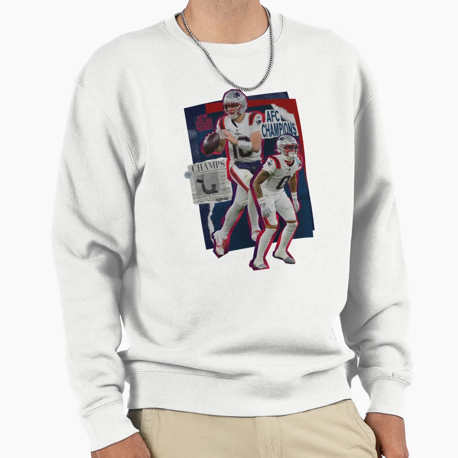 New England Patriots Sweatshirt - Aesthetic Graphic Unisex - T-Shirt, Sweatshirt, Hoodie