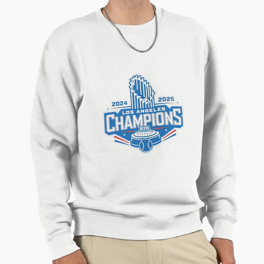 Los Angeles Baseball Sweatshirt - Casual Everyday Wear for Adults - T-Shirt, Sweatshirt, Hoodie