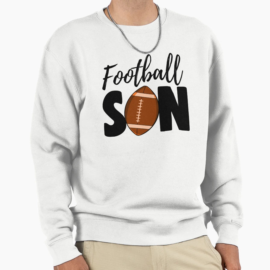 Football Son Sweatshirt - Custom Art Print Men Women - T-Shirt, Sweatshirt, Hoodie