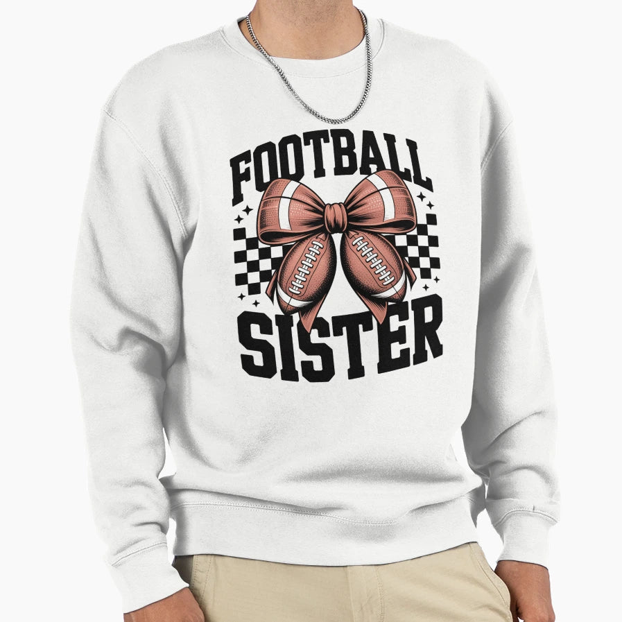 Coquette Bow American Football Sweatshirt - Unique Graphic for Adults - T-Shirt, Sweatshirt, Hoodie