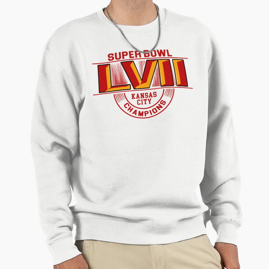 Kansas City Chiefs Super Bowl Lvii Sweatshirt - Streetwear Style Unisex - T-Shirt, Sweatshirt, Hoodie