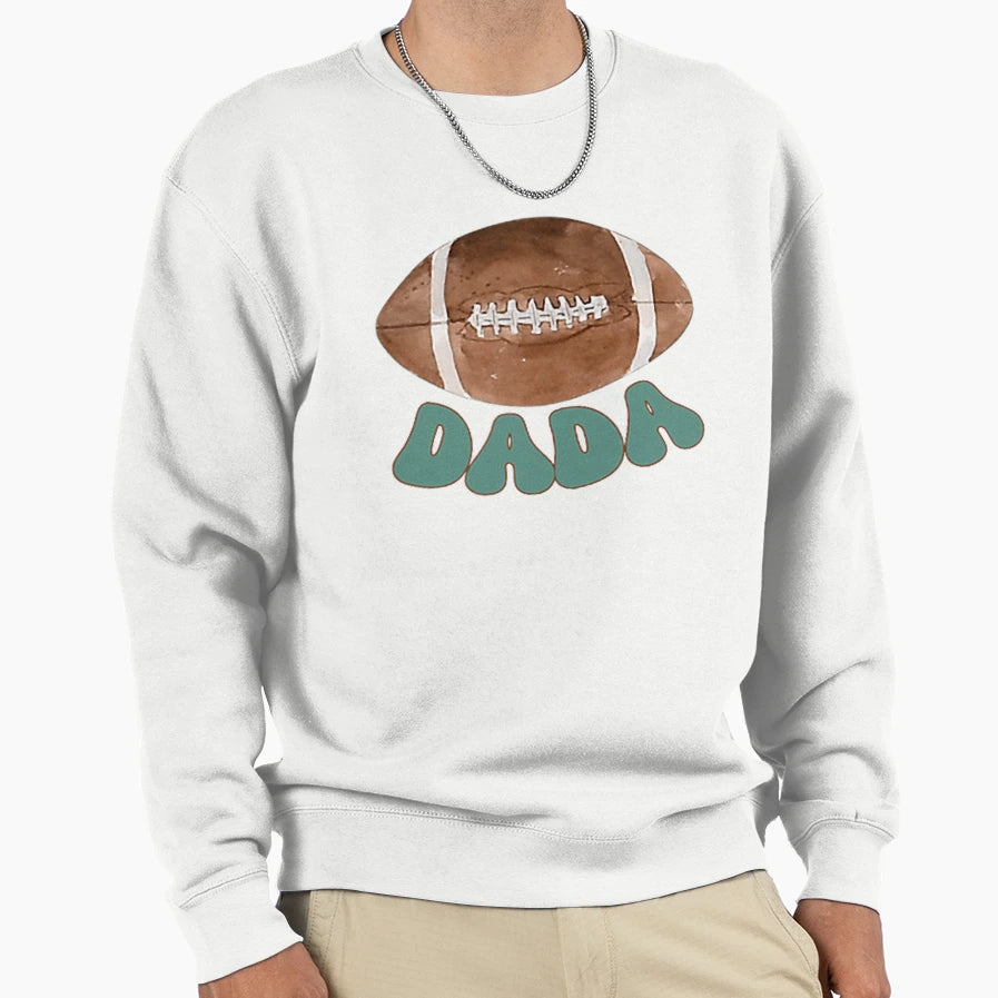 Dada 1 Year Old Football Birthday Sweatshirt - Novelty Apparel for Adults - T-Shirt, Sweatshirt, Hoodie