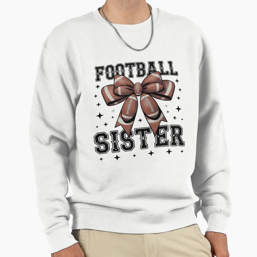 American Football Sister Game Sweatshirt - Aesthetic Graphic for Adults - T-Shirt, Sweatshirt, Hoodie