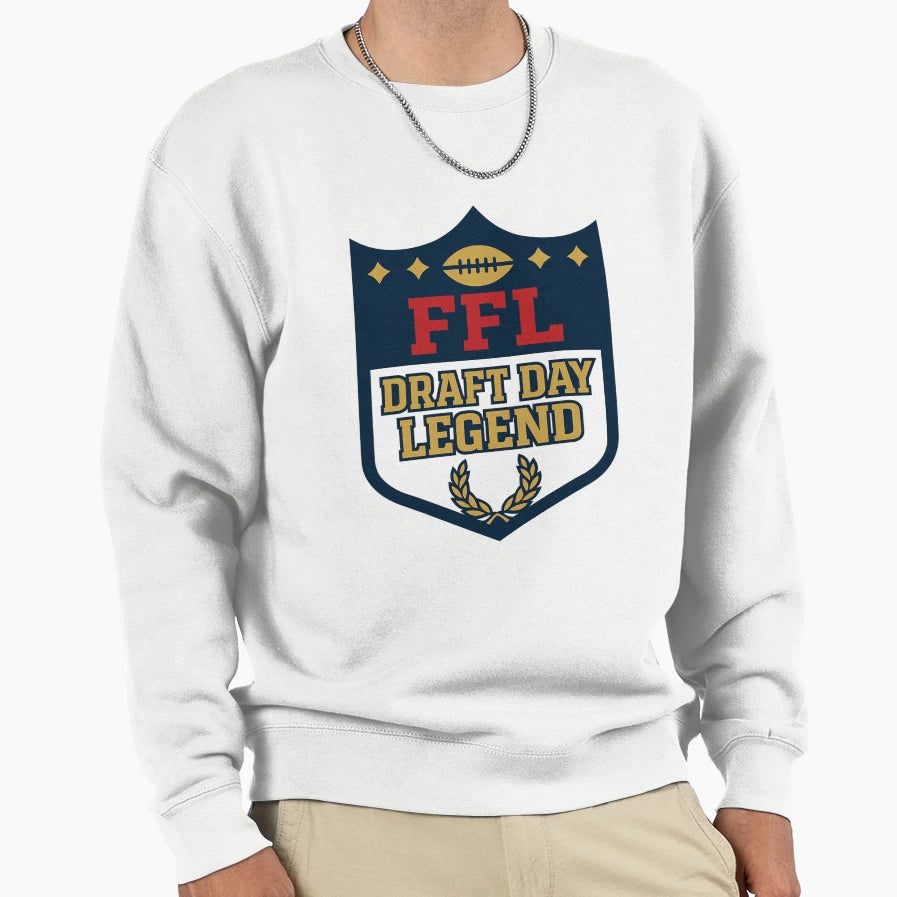 Fantasy Football Draft Day Sweatshirt - Fun Novelty Design for Adults - T-Shirt, Sweatshirt, Hoodie