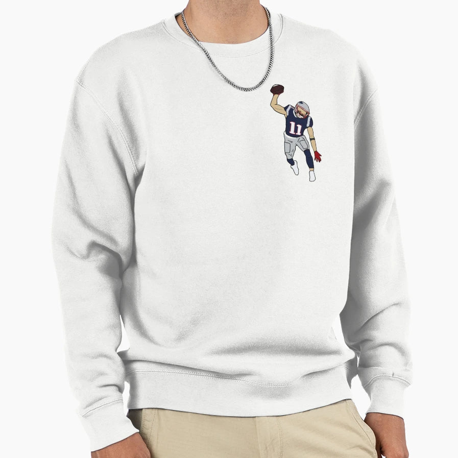 Julian Edelman Sweatshirt - Graphic Print for Adults - T-Shirt, Sweatshirt, Hoodie