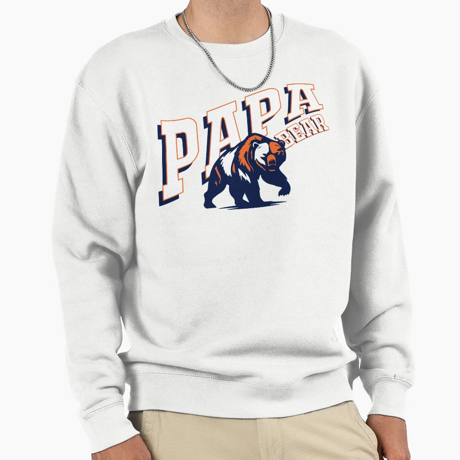 Papa Bear Sweatshirt - Streetwear Style Men Women - T-Shirt, Sweatshirt, Hoodie