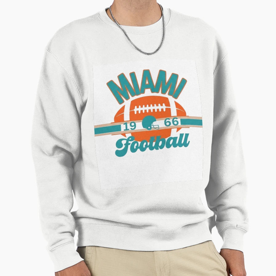 Miami Dolphins Sweatshirt - Casual Everyday Wear Unisex - T-Shirt, Sweatshirt, Hoodie