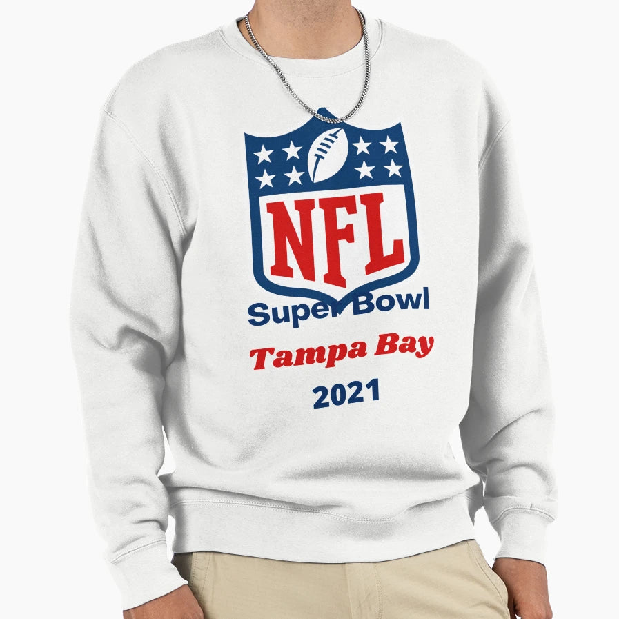 Nfl Super Bowl Sweatshirt - Graphic Print Men Women - T-Shirt, Sweatshirt, Hoodie
