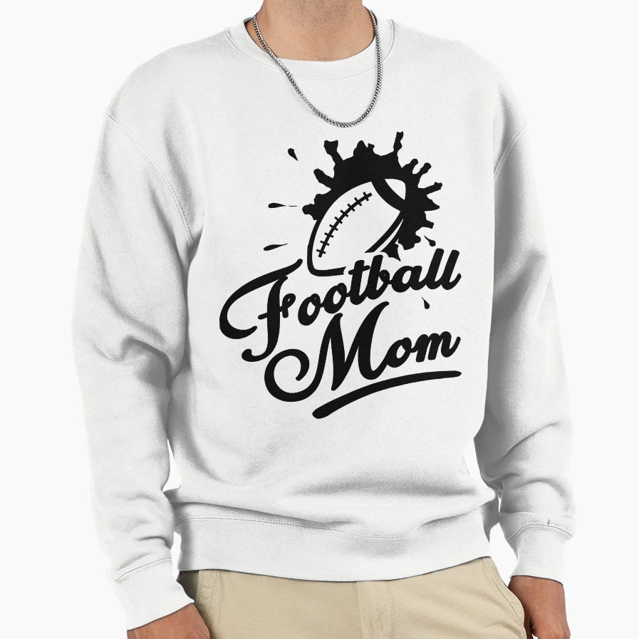 Football Mom Sweatshirt - Custom Art Print for Adults - T-Shirt, Sweatshirt, Hoodie
