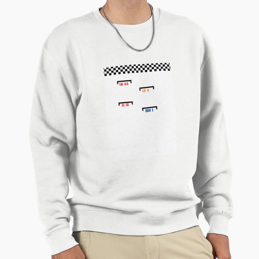 F1 Grid Layout Sweatshirt - Novelty Apparel Men Women - T-Shirt, Sweatshirt, Hoodie