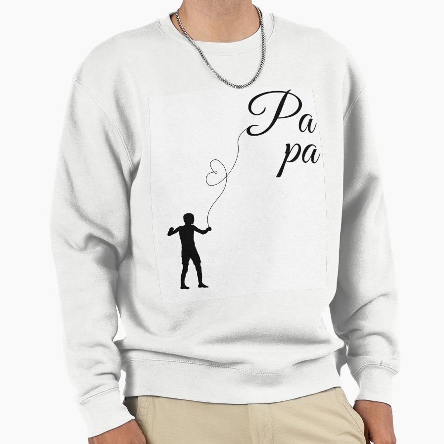 Dad And Child Sweatshirt - Casual Everyday Wear Men Women - T-Shirt, Sweatshirt, Hoodie
